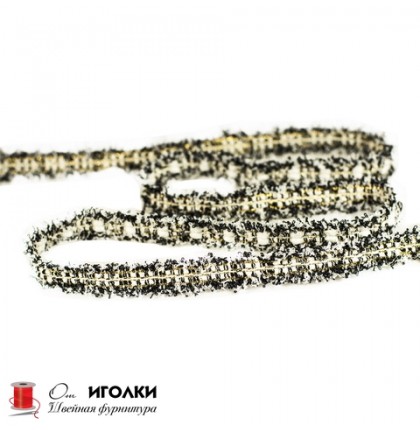 Тесьма Шанель шир.2 см (20 мм) арт.А7-46 цв.комбинированный уп.13,5 м